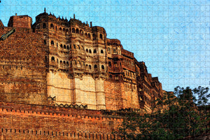 India Mehrangarh Fort Jodhpur Jigsaw Puzzle Wooden 1000 Piece