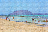 Spain Beach Fuerteventura Jigsaw Puzzle Wooden 1000 Piece