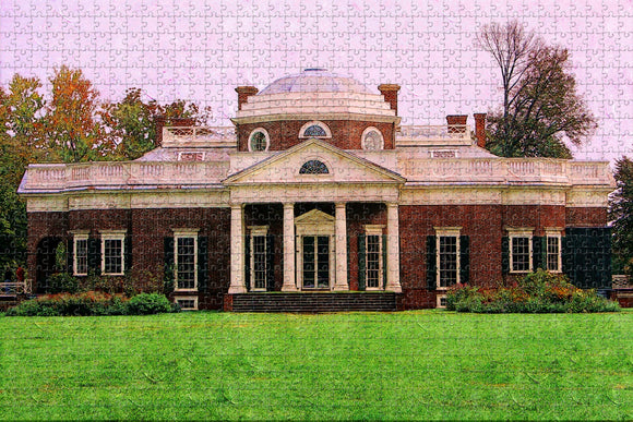 Charlottesville Monticello USA Jigsaw Puzzle Wooden 1000 Piece