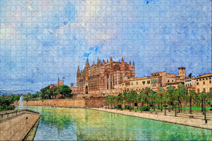 Spain Palma Mallorca Cathedral Jigsaw Puzzle Wooden 1000 Piece