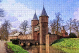Holland Castle the Hair Utrecht Puzzle aus Holz 1000 Teile