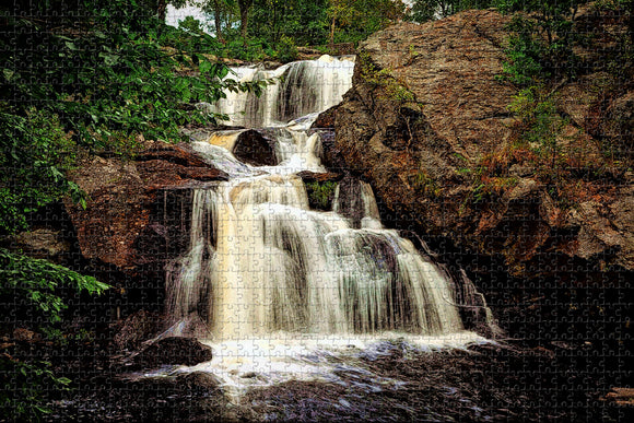 Chapman Falls Connecticut USA Jigsaw Puzzle Wooden 1000 Piece