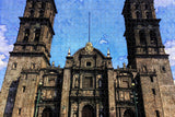 Mexico Puebla Cathedral Jigsaw Puzzle Wooden 1000 Piece