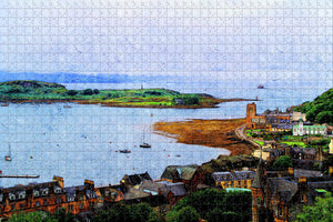 UK England Oban Port City Jigsaw Puzzle Wooden 1000 Piece