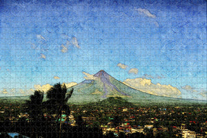 Philippines Mount Apo Davao Jigsaw Puzzle Wooden 1000 Piece