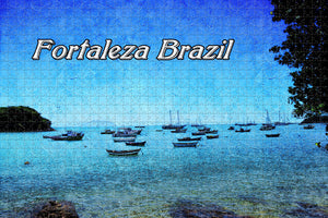 Brazil Beach Fortaleza Jigsaw Puzzle Wooden 1000 Piece