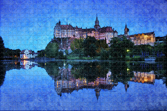 Germany Castle Sigmaringen Jigsaw Puzzle Wooden 1000 Piece