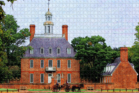 USA America Jamestowne Governor's Palace Jigsaw Puzzle Wooden 1000 Piece