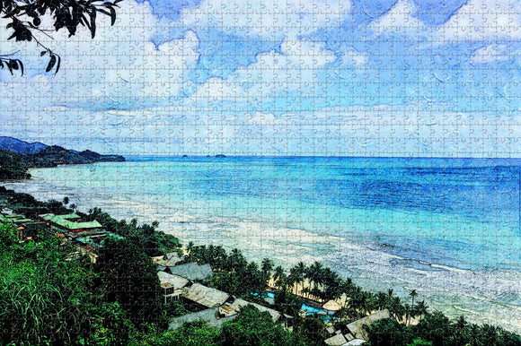 Thailand White Sand Beach Koh Chang Jigsaw Puzzle Wooden 1000 Piece