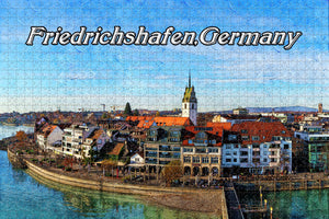 Germany Friedrichshafen Jigsaw Puzzle Wooden 1000 Piece