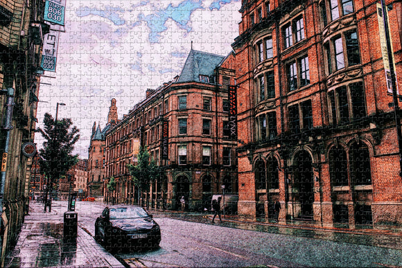 UK England Manchester Jigsaw Puzzle Wooden 1000 Piece