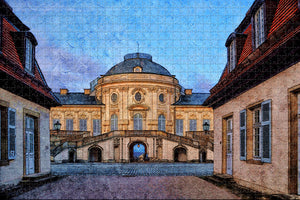 Germany The New Castle Stuttgart Jigsaw Puzzle Wooden 1000 Piece