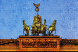 Germany Quadriga Berlin Brandenburg Gate Jigsaw Puzzle Wooden 1000 Piece