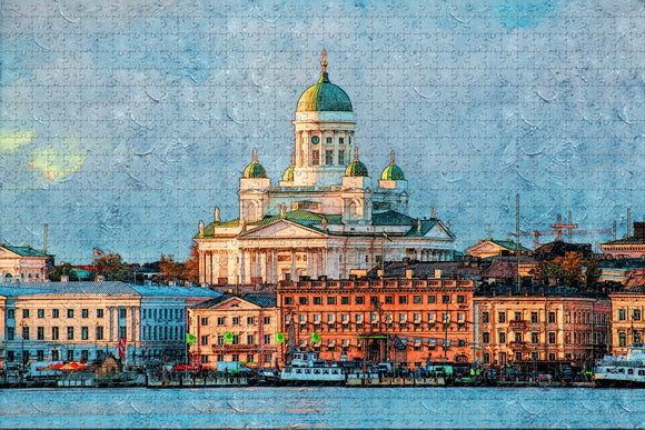 Finland Helsinki Cathedral Jigsaw Puzzle Wooden 1000 Piece