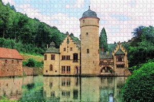 Mespelbrunn Castle Germany Jigsaw Puzzle Wooden 1000 Piece