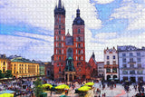 Poland St. Mary's Basilica Krakow Jigsaw Puzzle Wooden 1000 Piece