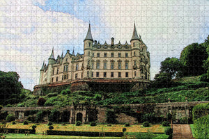 UK England Inverness Dunrobin Castle Jigsaw Puzzle Wooden 1000 Piece