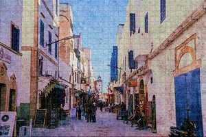 Morocco Medina of Essaouira Jigsaw Puzzle Wooden 1000 Piece