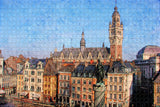 France Old Town Lille Jigsaw Puzzle Wooden 1000 Piece