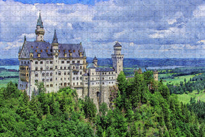 Germany Neuschwanstein Jigsaw Puzzle Wooden 1000 Piece