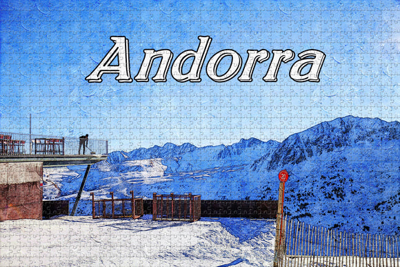 Andorra Jigsaw Puzzle Wooden 1000 Piece