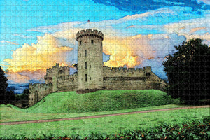 UK England Warwick Castle Jigsaw Puzzle Wooden 1000 Piece