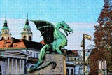 Slovenia Dragon Bridge Ljubljana Jigsaw Puzzle Wooden 1000 Piece