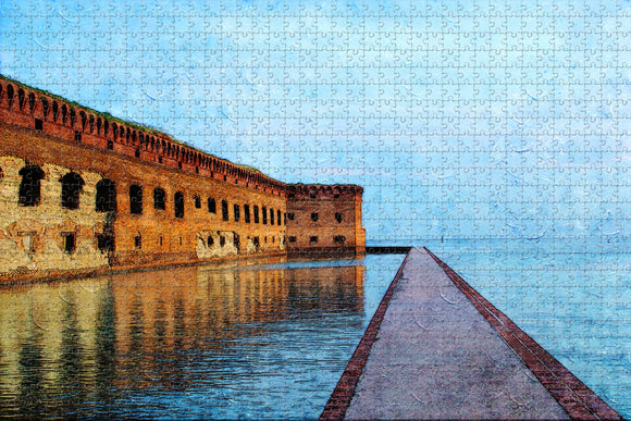 Fort Jefferson Florida USA Jigsaw Puzzle Wooden 1000 Piece