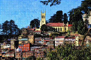 India Shimla Christ Church Jigsaw Puzzle Wooden 1000 Piece