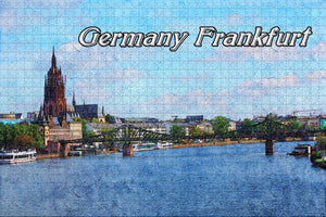 Germany Frankfurt Cathedral Jigsaw Puzzle Wooden 1000 Piece