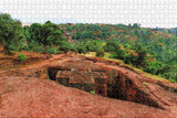 Ethiopia Lalibela Rock Church Jigsaw Puzzle Wooden 1000 Piece