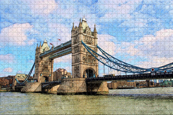 UK England Tower Bridge London Jigsaw Puzzle Wooden 1000 Piece