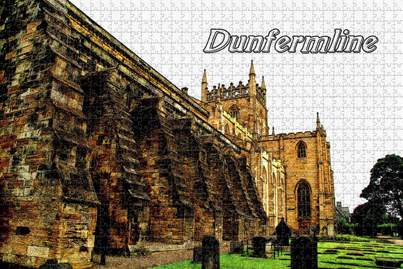 UK England Dunfermline Abbey and Palace Jigsaw Puzzle Wooden 1000 Piece