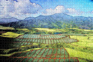 Pineapple Fields Hawaii USA Jigsaw Puzzle Wooden 1000 Piece