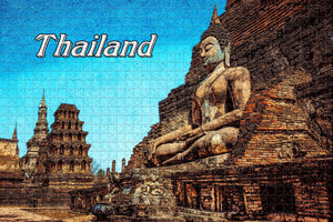 Thailand Buddha Jigsaw Puzzle Wooden 1000 Piece