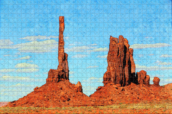 America USA Rocky Towers Monument Valley Utah Jigsaw Puzzle Wooden 1000 Piece