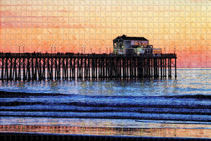 USA America San Diego Pier Jigsaw Puzzle Wooden 1000 Piece