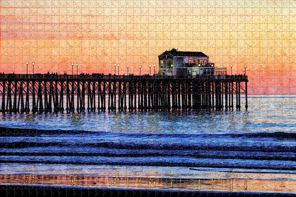 USA America San Diego Pier Jigsaw Puzzle Wooden 1000 Piece