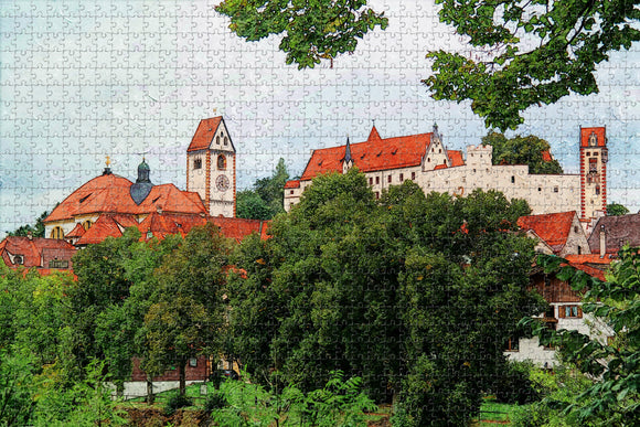 Germany Hohes Castle Fussen Jigsaw Puzzle Wooden 1000 Piece