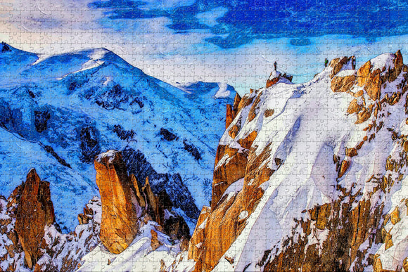 France Cosmiques Ridge Chamonix Jigsaw Puzzle Wooden 1000 Piece