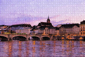 Switzerland Marktplatz & Town Hall Basel Jigsaw Puzzle Wooden 1000 Piece