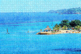 Montego Bay Jamaica Jigsaw Puzzle Wooden 1000 Piece