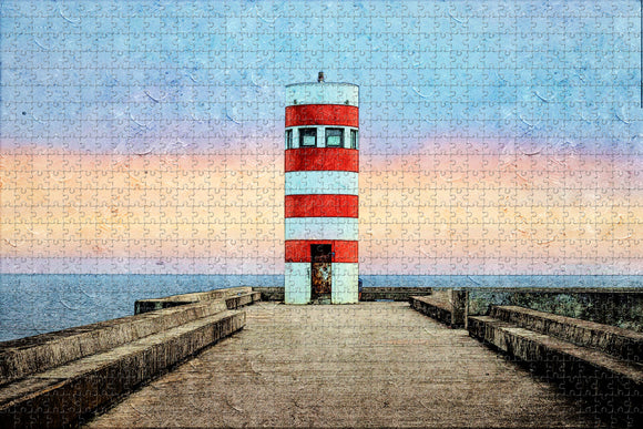 Portugal Lighthouse Porto Jigsaw Puzzle Wooden 1000 Piece