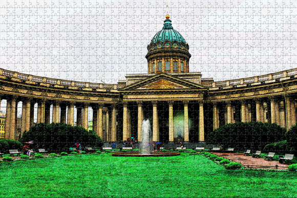 Russia Kazan Cathedral St. Petersburg Jigsaw Puzzle Wooden 1000 Piece