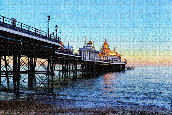 UK England Eastbourne Pier Jigsaw Puzzle Wooden 1000 Piece