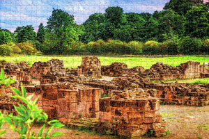 UK England Redditch Bordesley Abbey Jigsaw Puzzle Wooden 1000 Piece