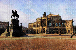 Germany Semper Opera House Dresden Jigsaw Puzzle Wooden 1000 Piece