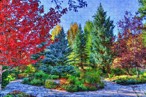 America USA Vail Colorado Forest Jigsaw Puzzle Wooden 1000 Piece