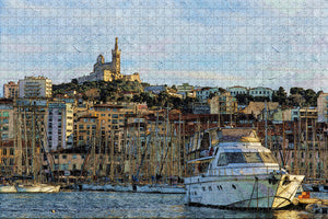 France Cathedral Marseille Jigsaw Puzzle Wooden 1000 Piece