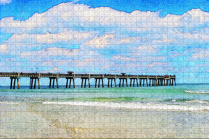 USA America Jacksonville Florida Jigsaw Puzzle Wooden 1000 Piece